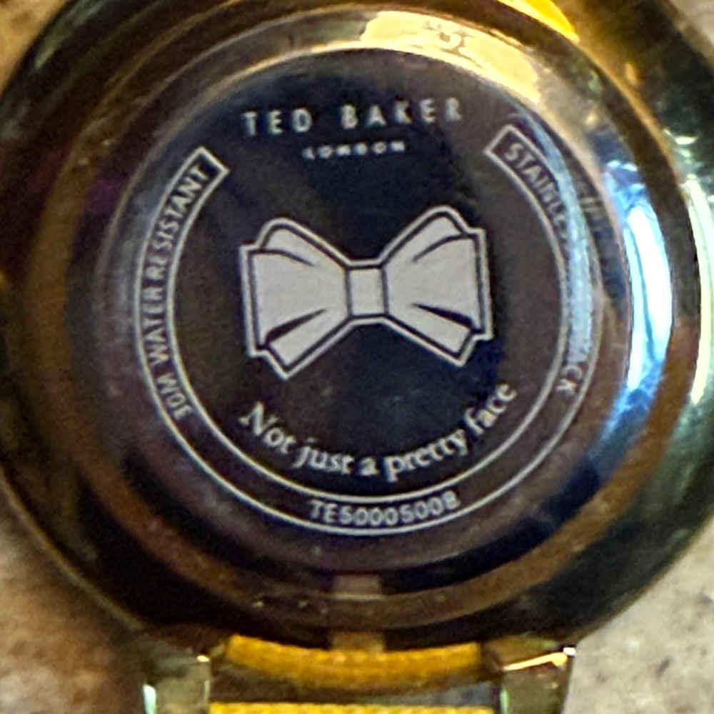 Ted Baker Yellow and Purple Floral Watch - Picture 6 of 6